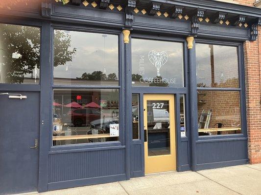 Frontage of Millie's Coffeehouse, Manchester, MI