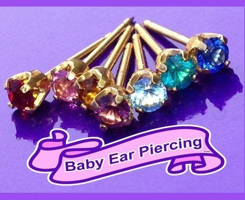 Baby Ear Piercing in San Jose,Ca 95128. Expert , Experienced Piercers. Kids Ear Piercings.