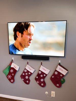 Holiday sale TV mounting service in Nashville and Brentwood TN.