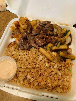 Steak and Shrimp Hibachi