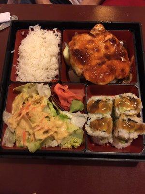 Bento Box salmon teriyaki