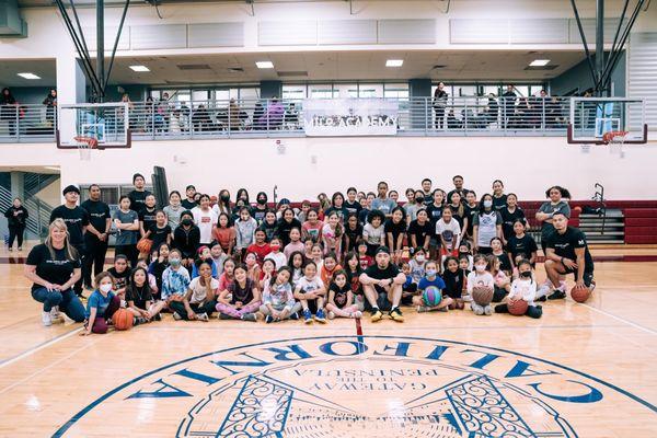 Milo Academy Female Basketball Clinic 2022