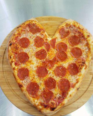 heart shaped Pizza