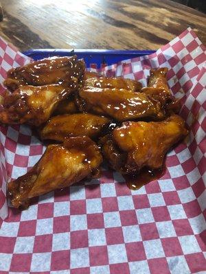 Bourbon Molasses Wings