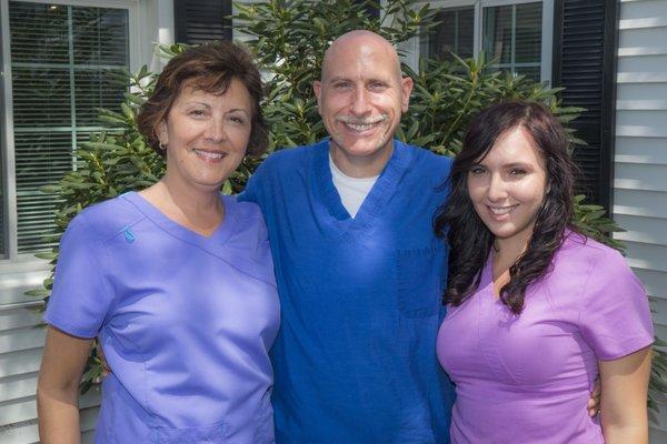 Dental Assistants (left to right): Lorraine, Joe, Carlee