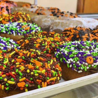 My kid loves their Halloween sprinkles donut