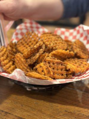 Half Sweet Potato Waffle Fry