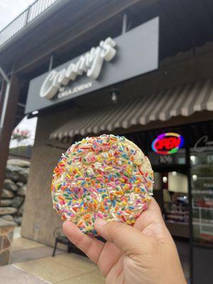 birthday cake cookie