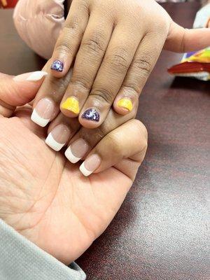 Mommy daughter nails