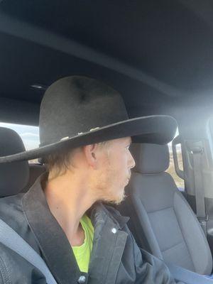 Bootbarn shaped hat by "Jordan"