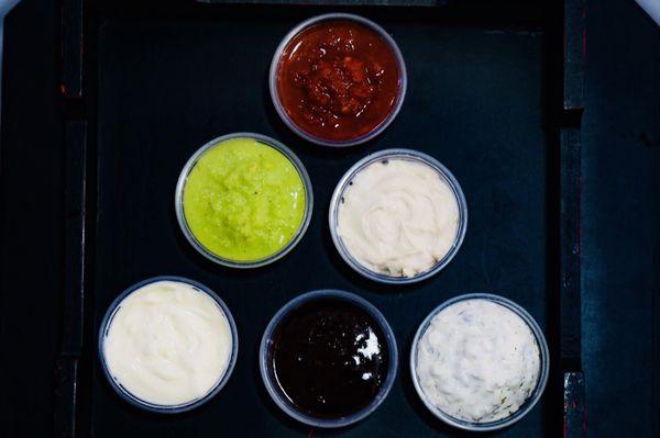 Our homemade sauces