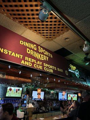 Front Picture of the Bar counter