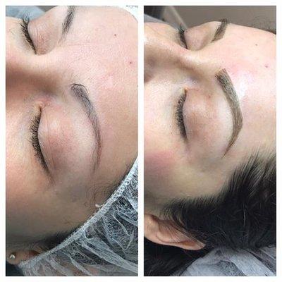 Before & After Microblading