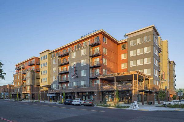 Melding new modern living with quaint old world village charm at the Proctor Station in Tacoma, Washington