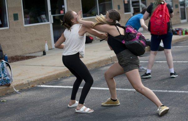 Valley Self-Defense teaches special workshops throughout the year, including back-to-school, winter clothing, multiple attackers, and more.