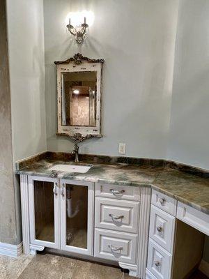 Master Bath cabinet install