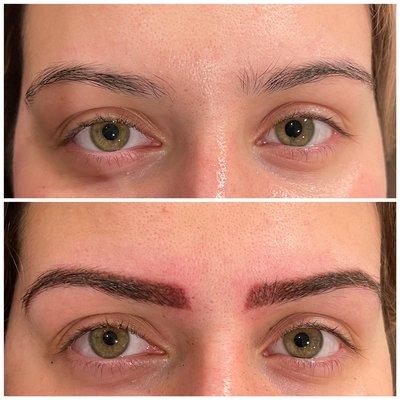 MICROBLADING or POWDER BROWS call/text von-microblading-waxing  at 5865880054