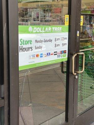 Store hours