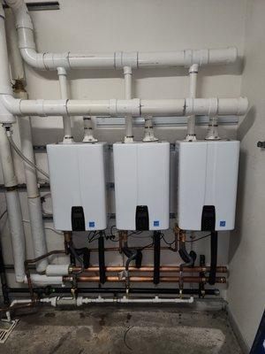 Commercial Tankless System After / No holding Tank