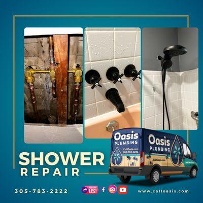 Shower Repair #MiamiShoresPlumber