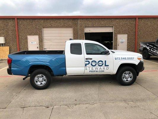 Truck Partial Wrap