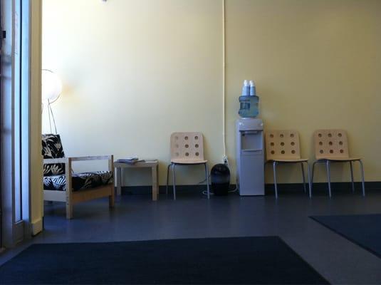 New waxing studio waiting area!