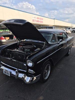 55 bel air restomod