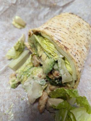 Caesar Chicken Flatbread Wrap