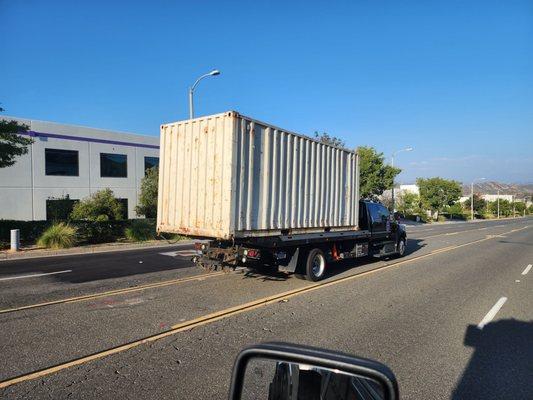 Container transportation.