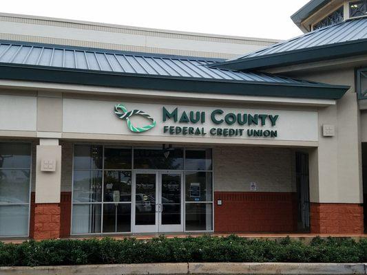 Maui County Federal Credit Union (Kahului Branch). See the new logo?