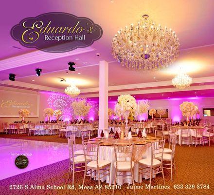 Event and Venue for Quinceañeras, weddings as well as other planning and organizing of Social and Business/Corporate Events