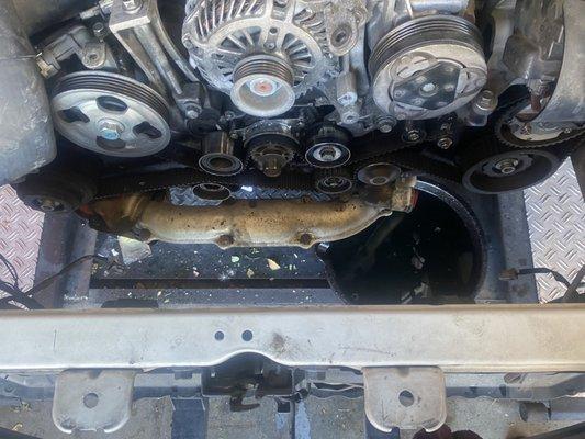 Timing belt replacement