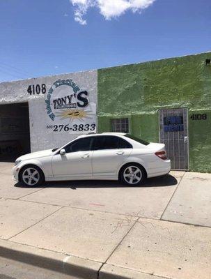 Mercedes Benz C 300 After 15% Tint