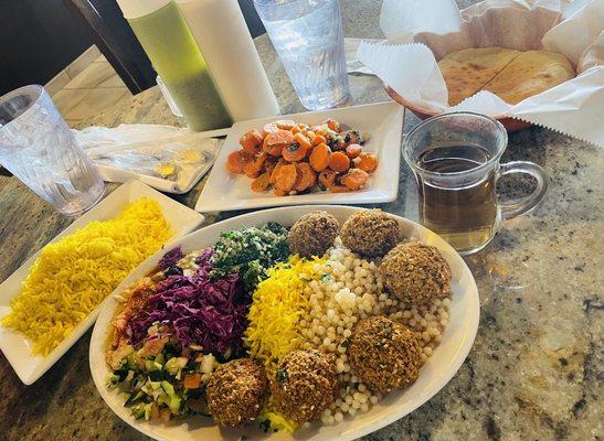 Falafel plate yummy