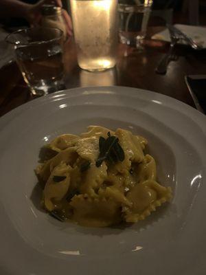 Butternut squash agnolotti