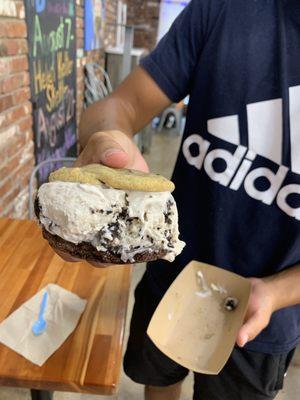 This is their Custom Ice Cream Sandwich