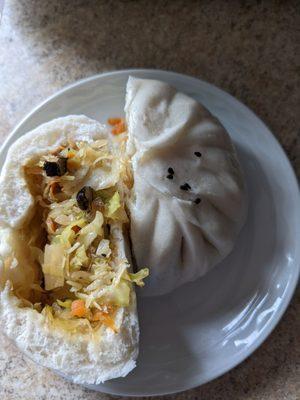 Veggie steam bun