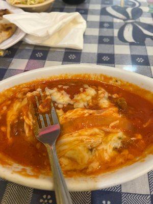 Chile relleno de queso a la carte