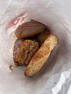 Bag full of pan dulce