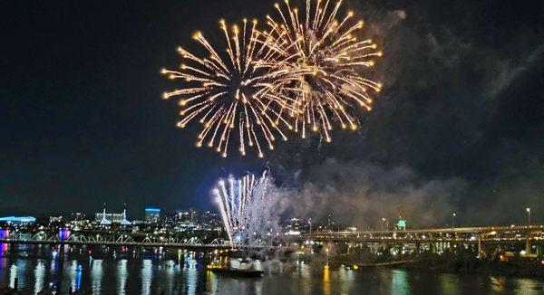 Blues Festival July 4th fireworks