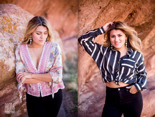 Senior Photography at Red Rocks Park