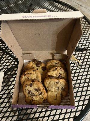 Super 6 - Chocolate Chunk Cookie plus Triple Chocolate Jumbo Deluxe Cookie (I think that's what it's called)