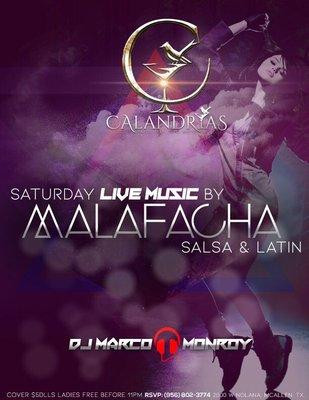 Come Enjoy Live Salsa...Merengue ...Bachata and Dance the Night Away!!!