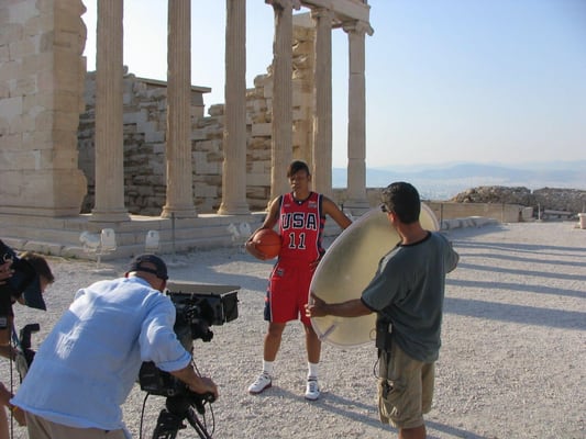 Olympics in Athens
with Womens Basketball Team