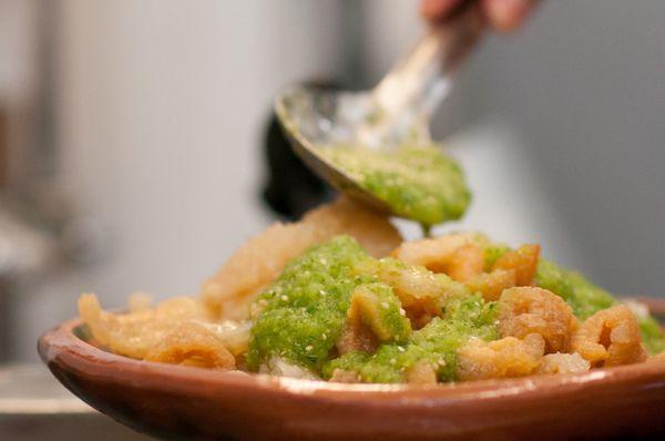 Chicharrón en Salsa Verde