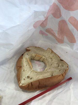 Nasty plain bagel