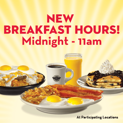 Steak 'n Shake's Breakfast Hours