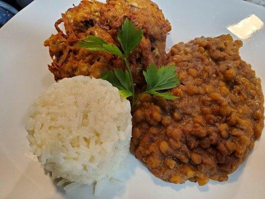 Vegan Rice and Lentils