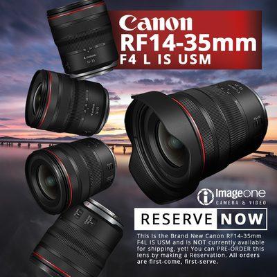 Canon RF 14-35mm NOW in-Stock