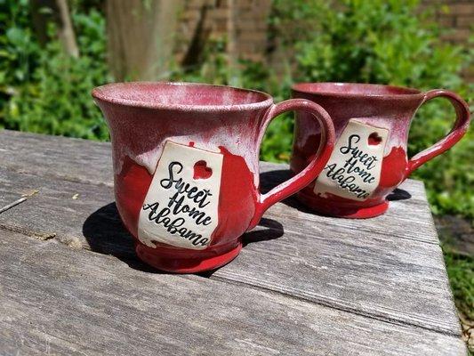 Custom pottery hand made in Prattville, Alabama!